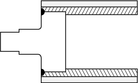 図:フランジ一体式